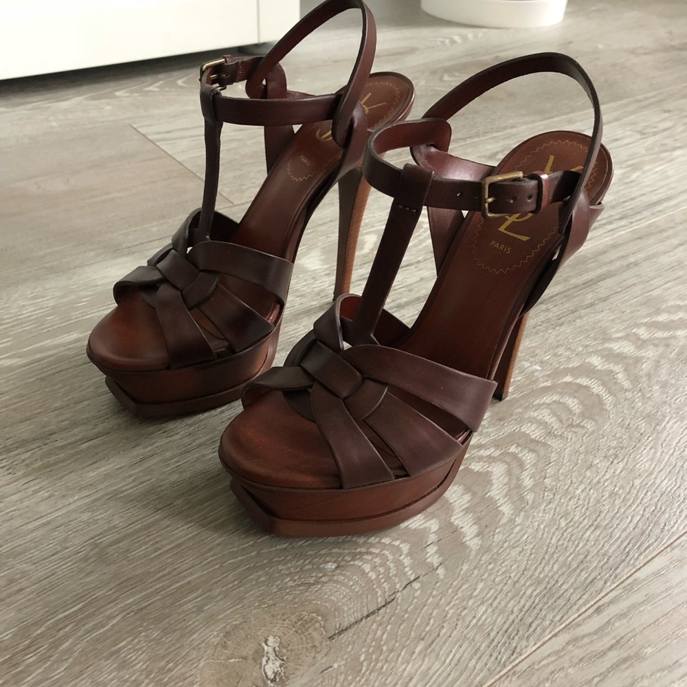 YSL Tribute Sandals Size 5.5 - Picture 4 of 7